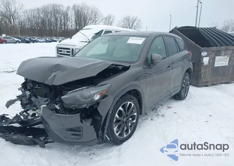 2016 Mazda Cx-5 Grand Touring из США, поврежденный, VIN JM3KE4DY7G0865888